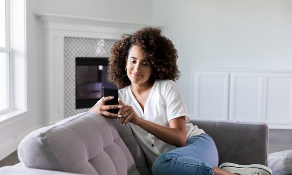 Person, Sitting, Curly Hair